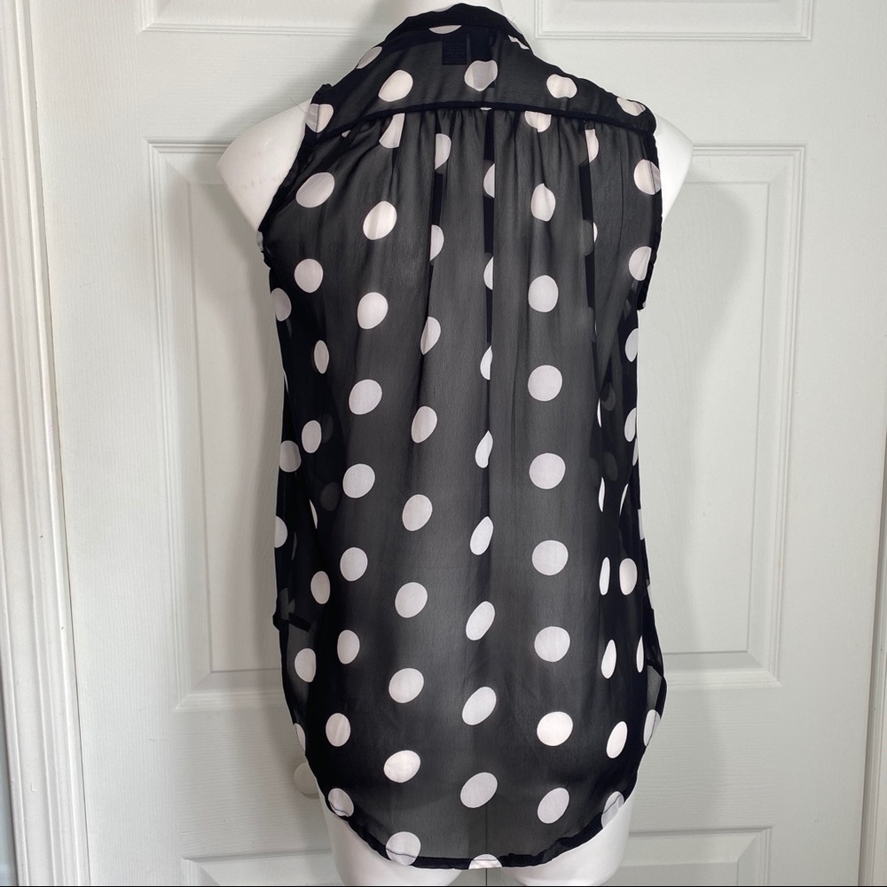 Fun & Flirt Sheer Button Down Top - Picture 5 of 7